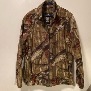 Mossy Oak Break Up Jacket Mens Size Medium‎ Infinity Full Zip Pockets